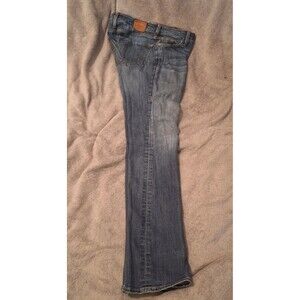 True Religion Tony Bootcut Jeans Women's 26 Blue Flared Distressed